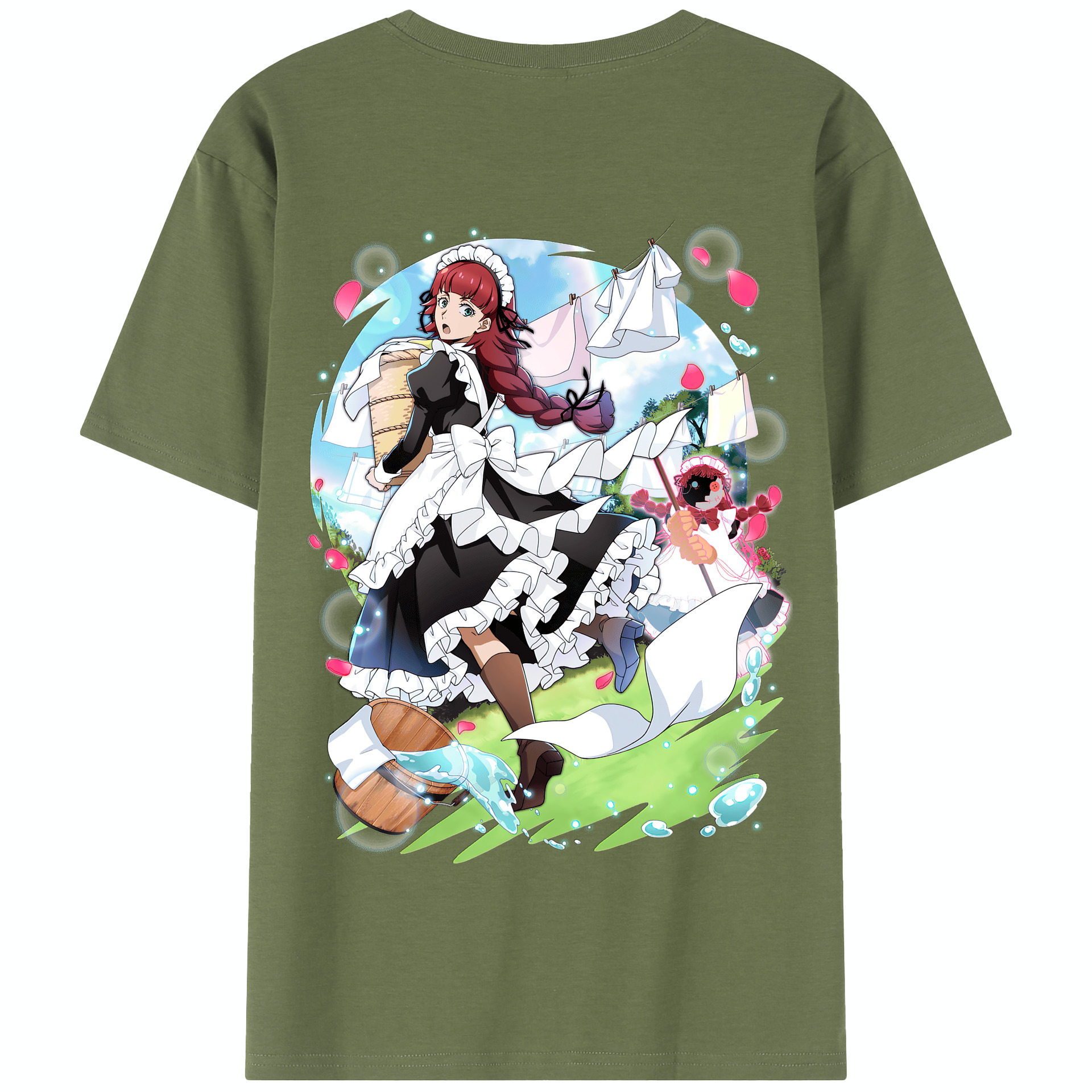 （画像用） 文豪ストレイドッグス Bungo Stray Dogs 綿100％半袖Tシャツ（背面プリント）